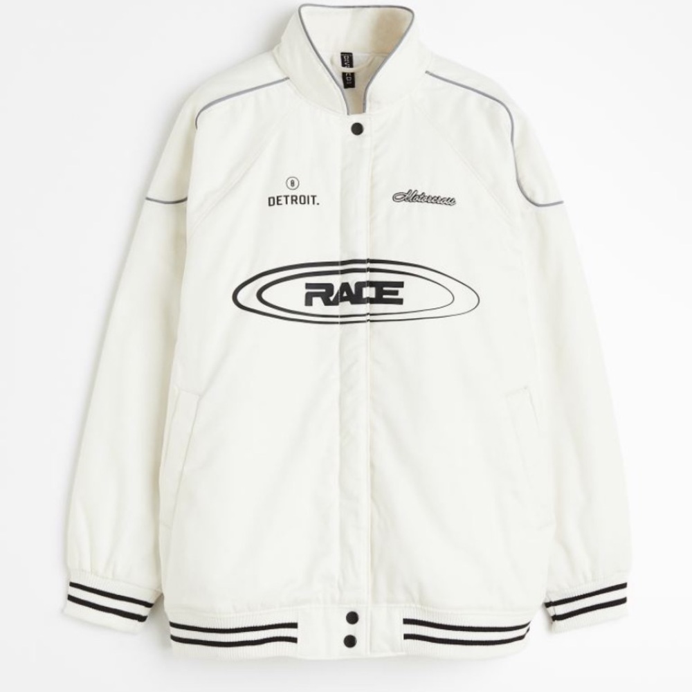 Oversized racer jacket
